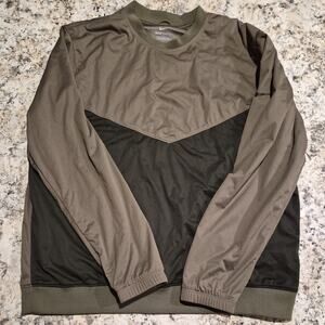 Nike GOLF SHIELD Victory Crewneck Pullover Windbreaker Jacket Large